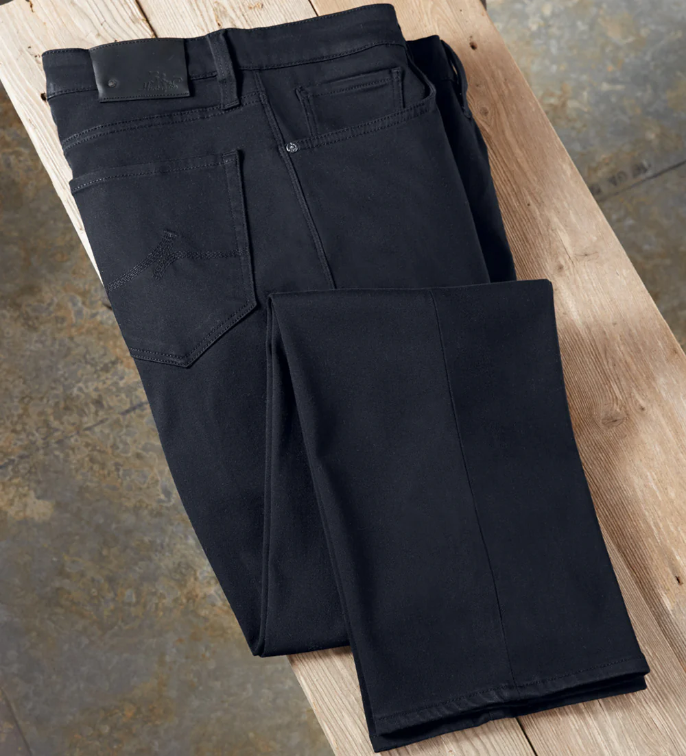 34 Heritage Charisma Double Black Jeans - Image 4