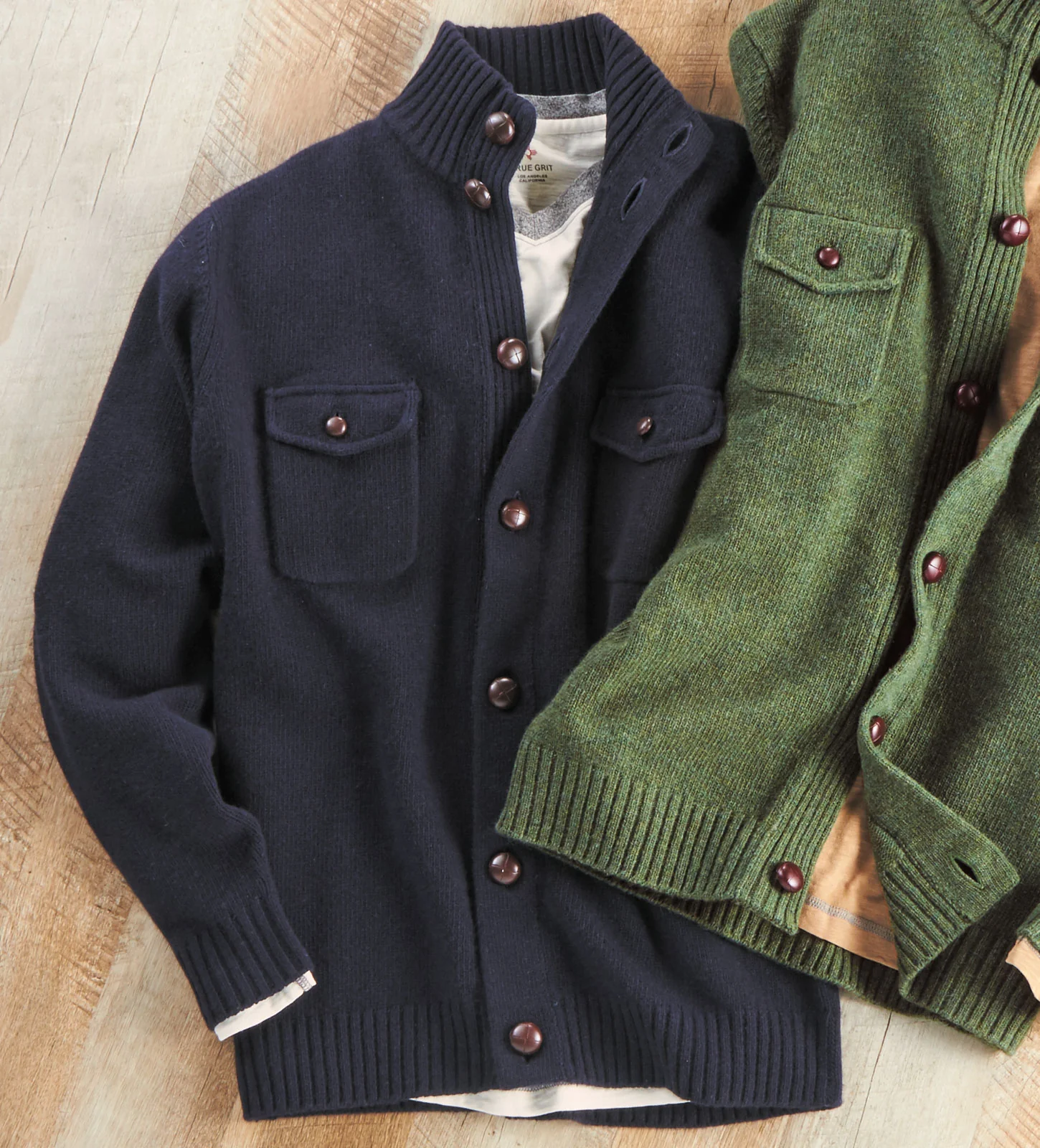Reserve Fitzgerald Cardigan - Navy - Image 3