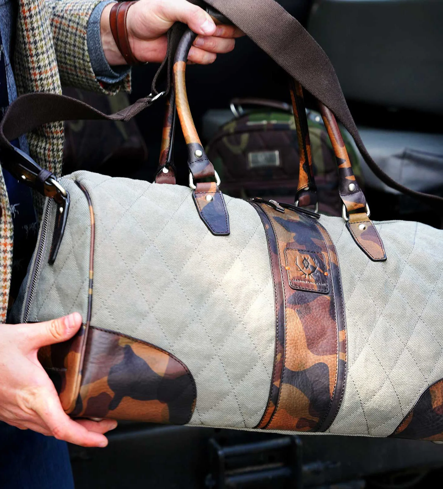 Martin Dingman Woodland Duffle Bag - Image 10